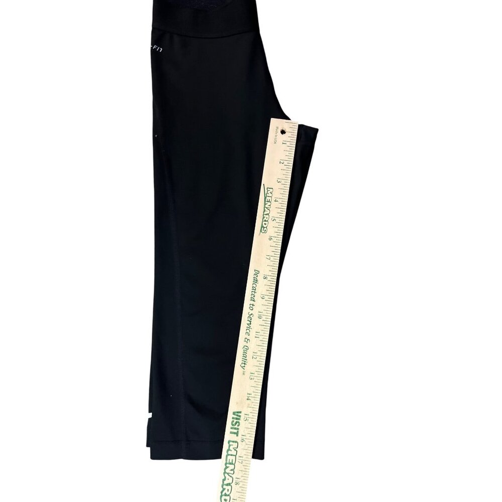 Nike Pro Capri Training Leggings Womens XS Black Dri-Fit Workout Pants Used - Picture 12 of 12